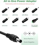 5V 2A 10W DC Power Supply Adapter AC/DC Wall Plug Charger AC 100V-240V to DC 5 Volt 2Amp 1A 1.5A Replacement Power Cord Type C for Security Camera Baby Monitor Scanner TV Box Raspberry