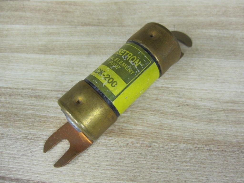 FUSETRON ACK-200 Fuse, 200 A, Dual Element, 72 V DC, TIME DELAY