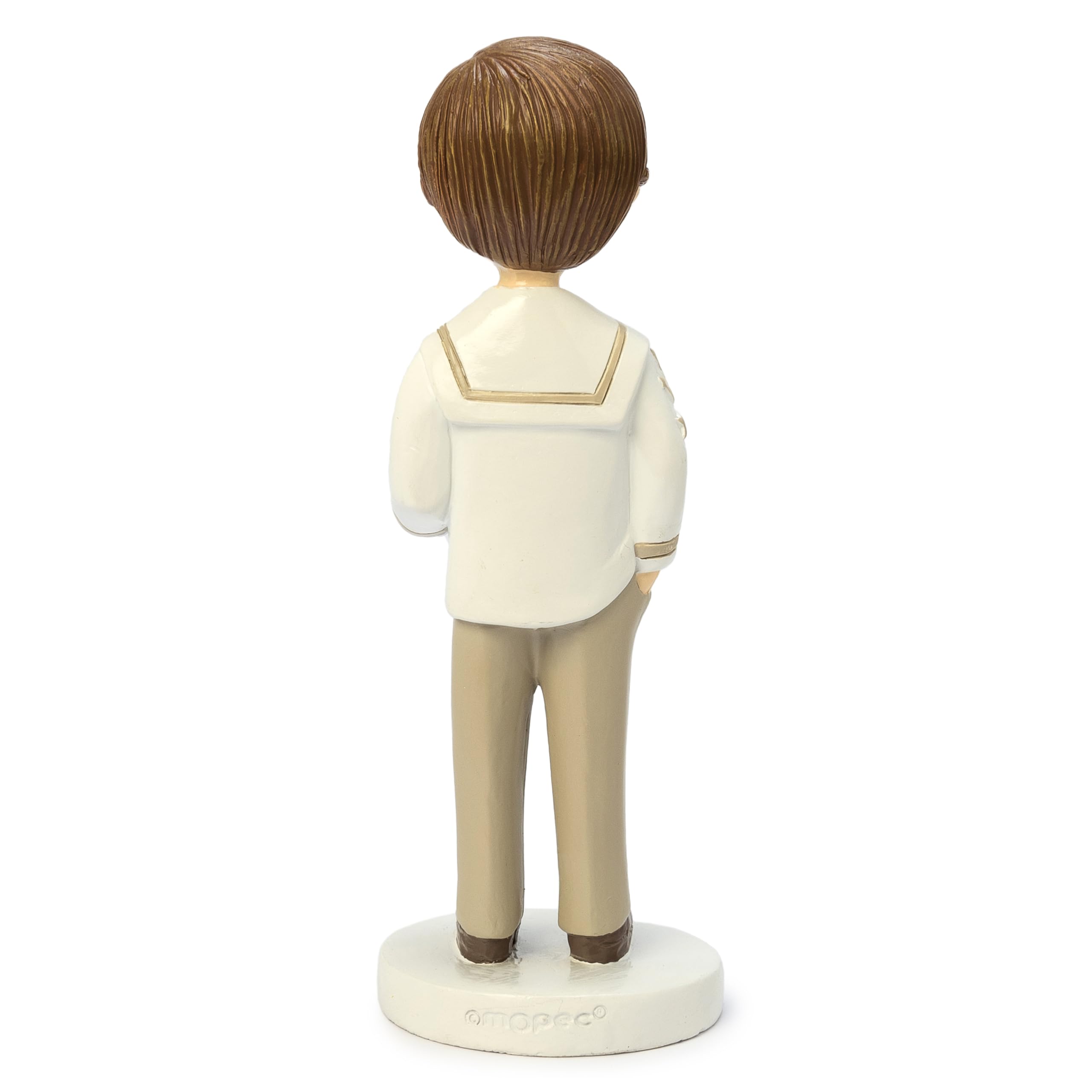 Mopec Y738 Figura Comunión Marinero Camisa Beige Mano en Bolsillo 17 cm.