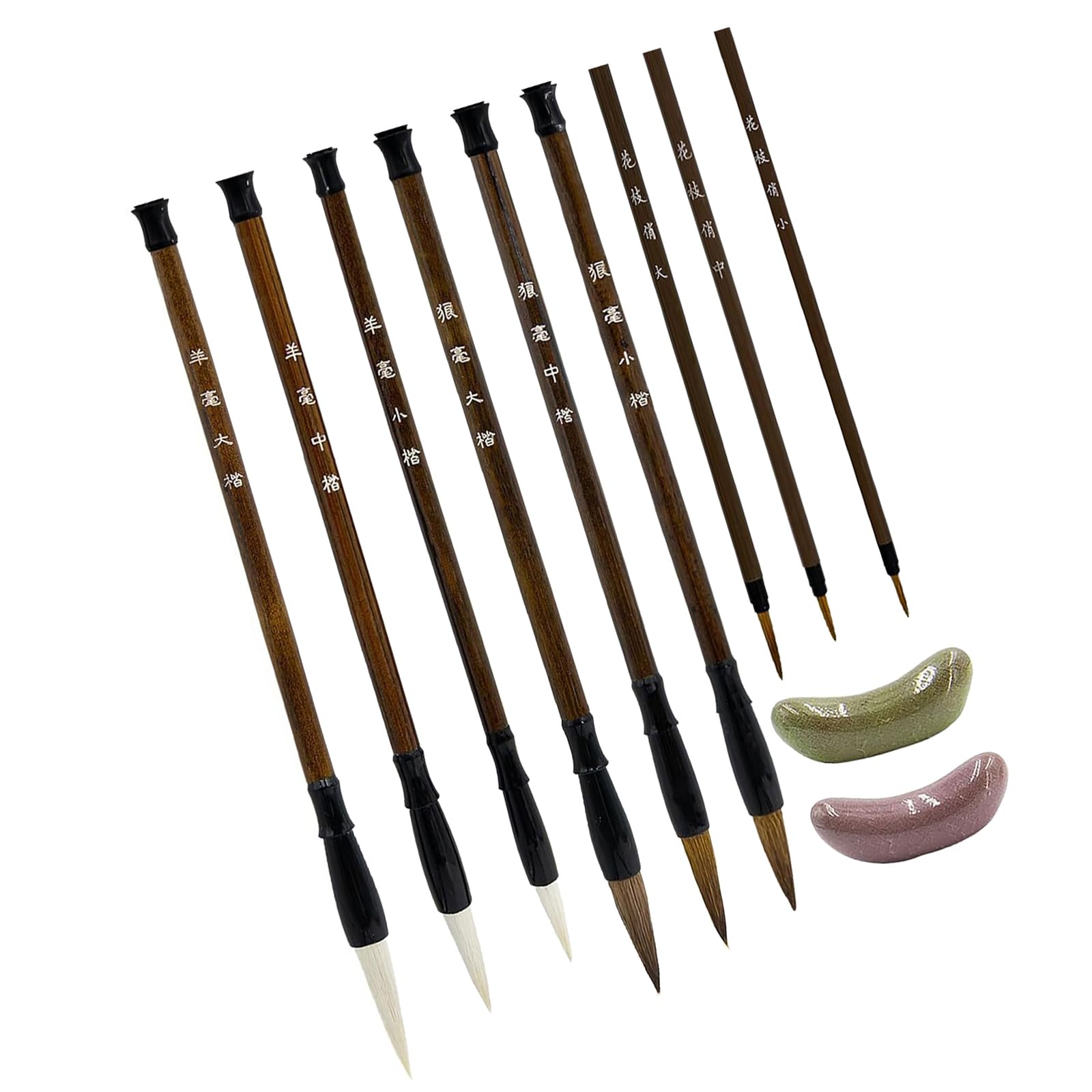 9Pieces Painting Brush Pen Chinese Painting Brush Antithetical Couplet Writing for Handwriting Art Writing Brushes