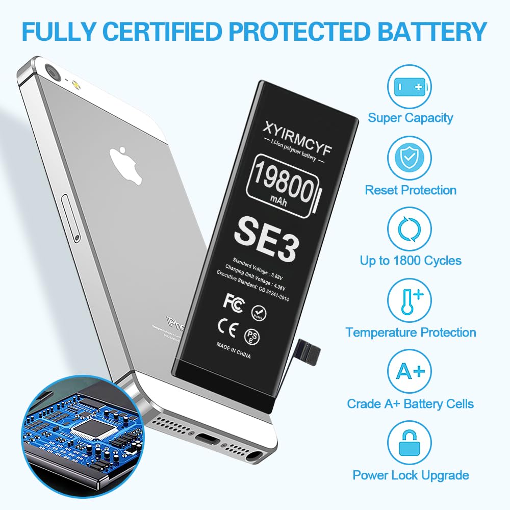 Amazon.com: XYIRMCYF 19800mAh Super Capacity Battery Compatible