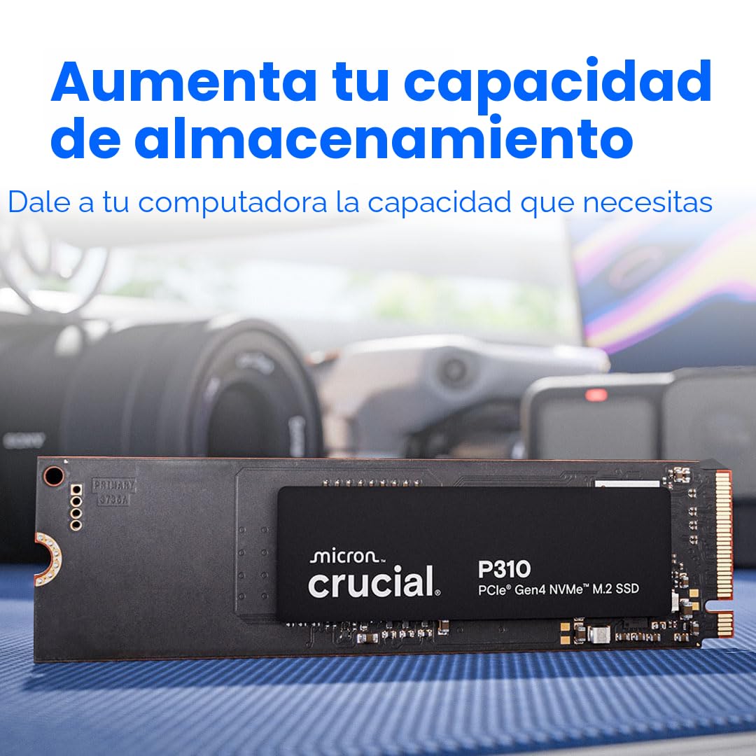 Amazon.com: Crucial P310 SSD de 500 GB, PCIe Gen4 NVMe M.2 2280