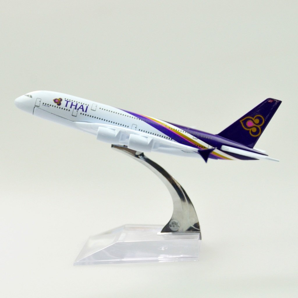 24-Hours Thailand A380 Plane Model Alloy Metal Airplane Models Die-cast 1:400