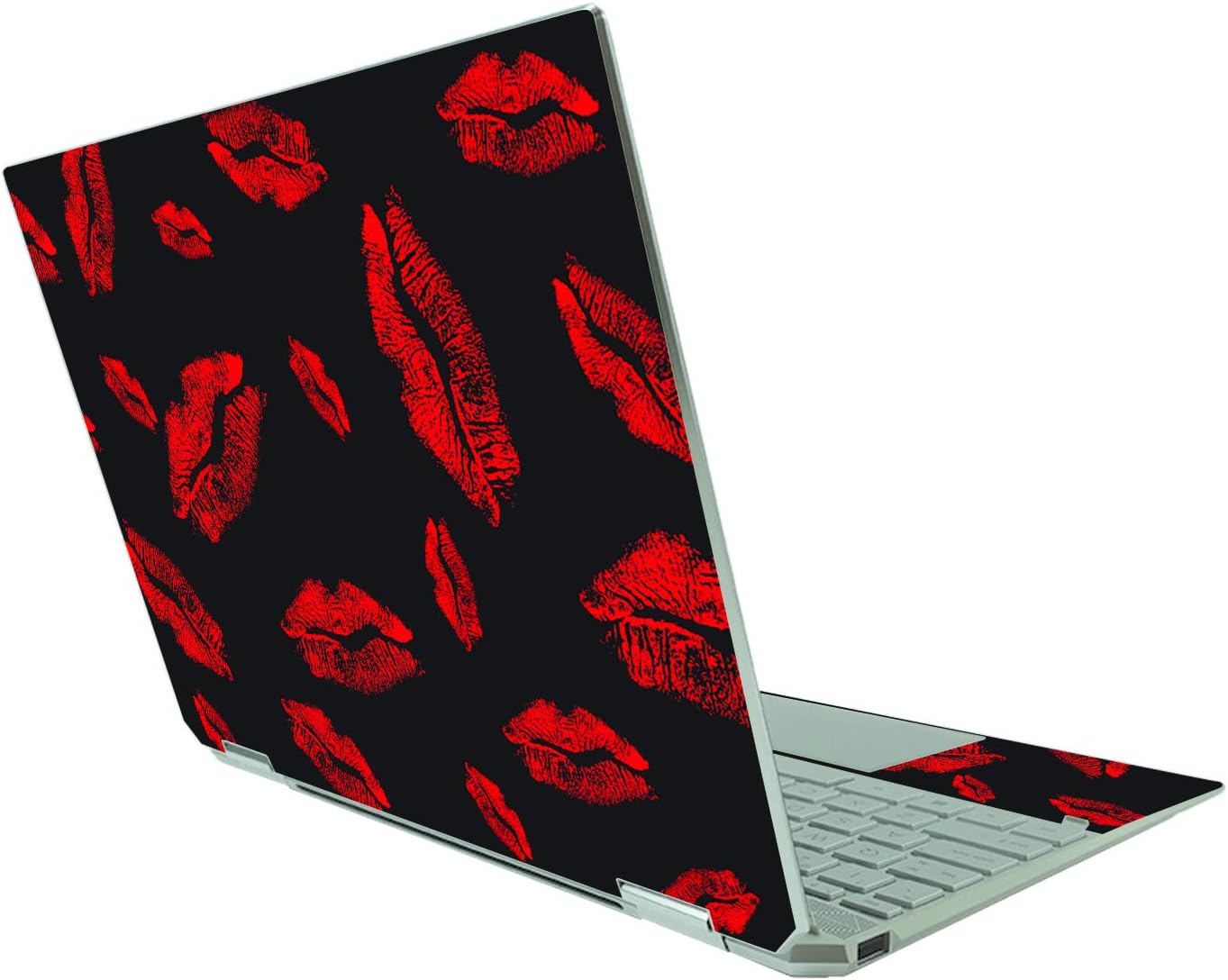 MightySkins Skin Compatible with HP Spectre x360 14" (2021) - Kiss Me | Protective, Durable, and Unique Vinyl Decal wrap Cover | Easy to Apply, Remove, and Change Styles | Made in The USA