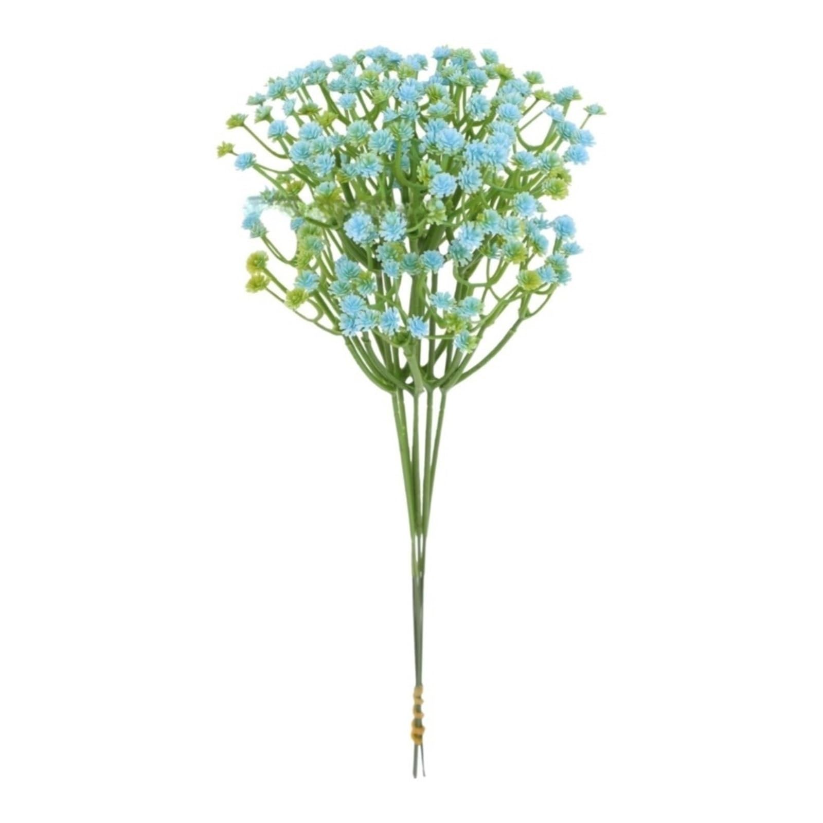 Dcrxz Artificial Flowers 50Pcs Real Touch Artificial Baby Breath Flowers 29cm Length DIY Floral Fake Gypsophila Bouquet Decoration Realistic(Blue)