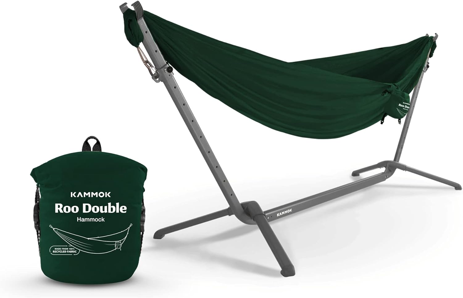 KAMMOK Swiftlet Portable Stand & Roo Double Pine Green