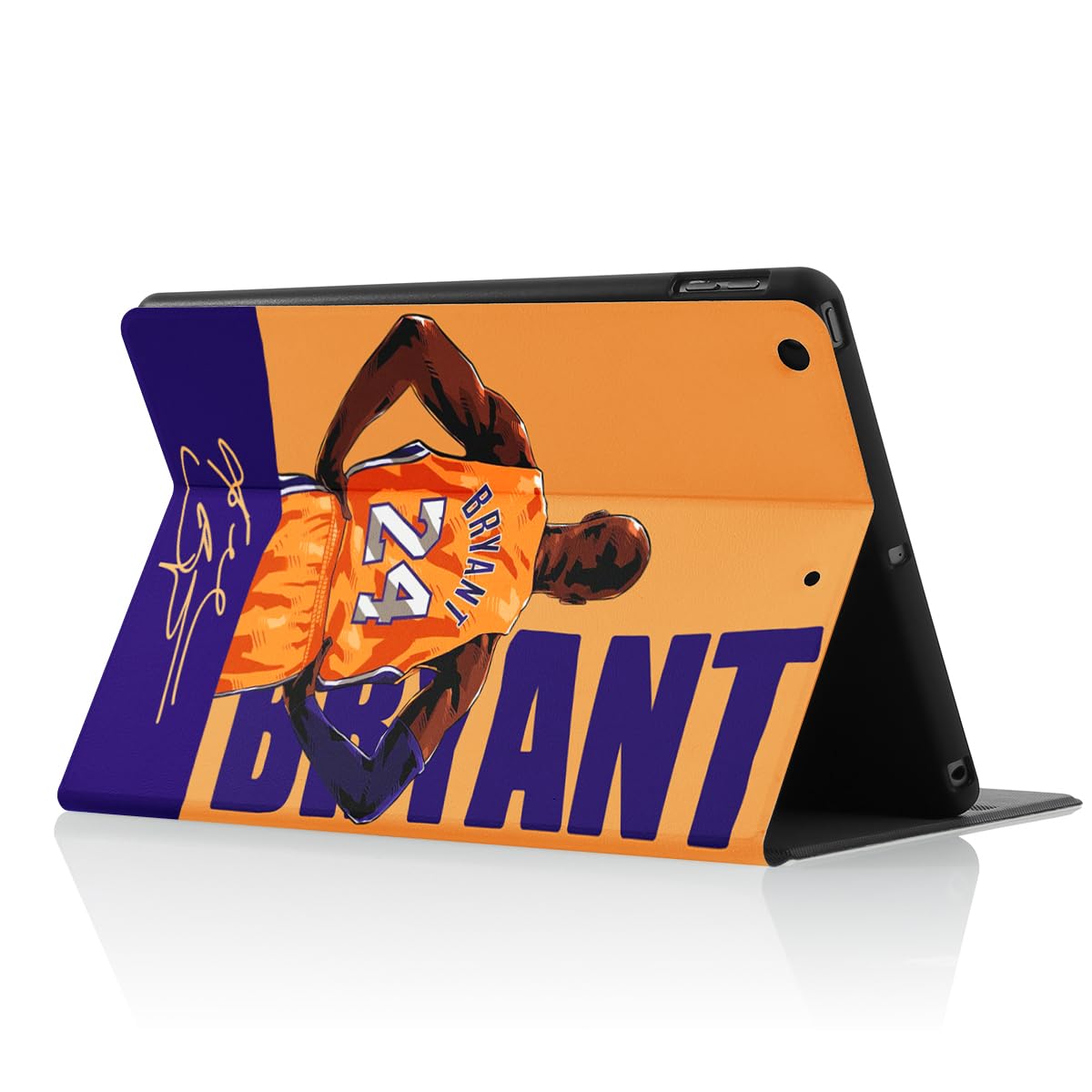 Hülle Für IPad 9/8/7 10,2" – Basketball-Design, Stoßfest Mit Ständerfunktion, PU Leder