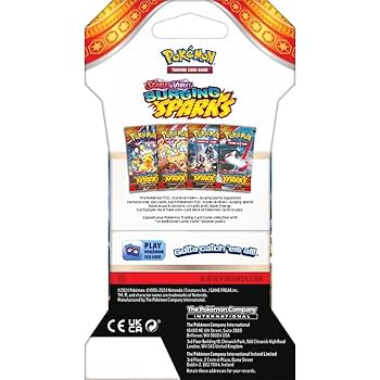ポケモン - ウークス Surging Sparks (SV08) Sleeved Booster Pack - Pokémon cards