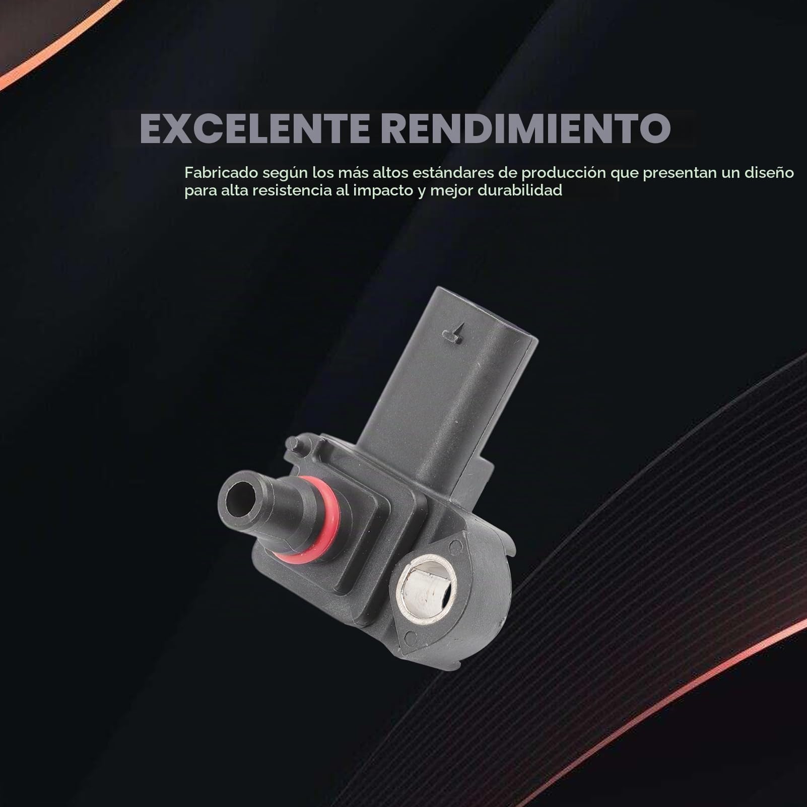 Sensor de Presión de Carga 13628570118 Compatible Con 1er F20 F21 E81 E82 E87 E88 2er F23 F45 F46 F87 Serie 3 E90 E91 E92 E93 4er F333 - Tubo de Succión