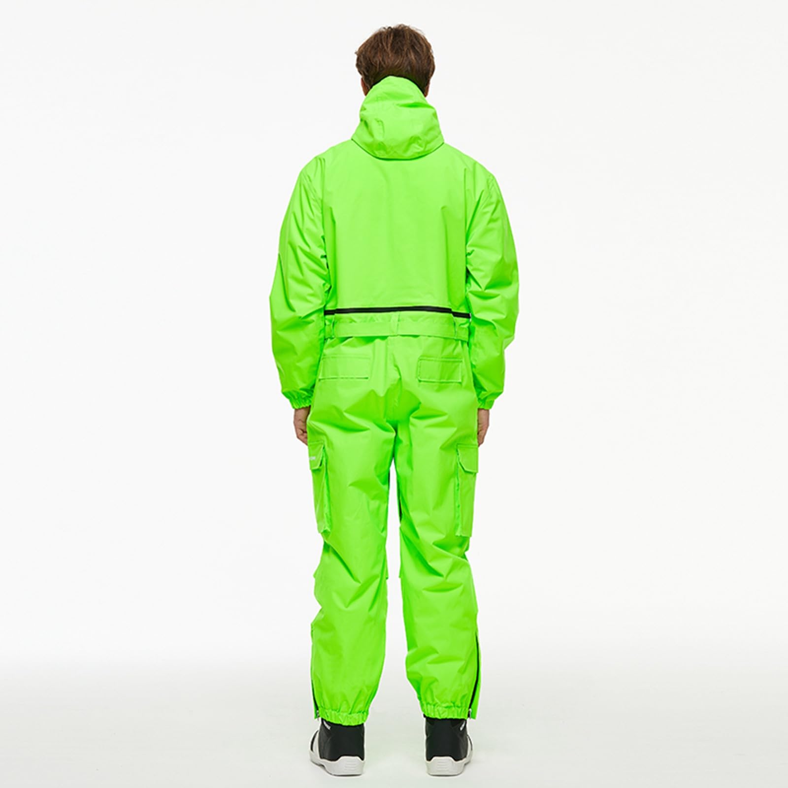 Traje de esquí para hombre, resistente al agua, a prueba de viento, con capucha, traje de esquí, traje de snowboard, traje de esquí de una pieza, mono de esquí aislado