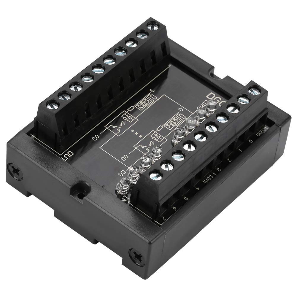 Keenso Convertisseur de Niveau NPN en PNP, Convertisseur de Niveau 8 canaux, Convertisseur de Niveau de Conversion de NPN vers PNP 8 Canaux Large Tension 10-28V