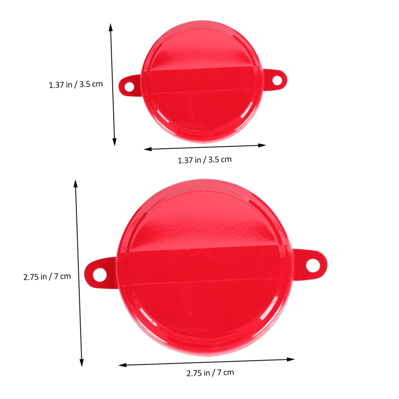 MUSISALY 40pcs Oil Drum Sealing Cap Sealing Lids Bung Cap Drum Bung Seal Caps Oil Barrel Cover Seal Covers Barrel Bung Seal Tool Oil Drum Covers Oil Drum Seal Caps Lid for Iron Colorful