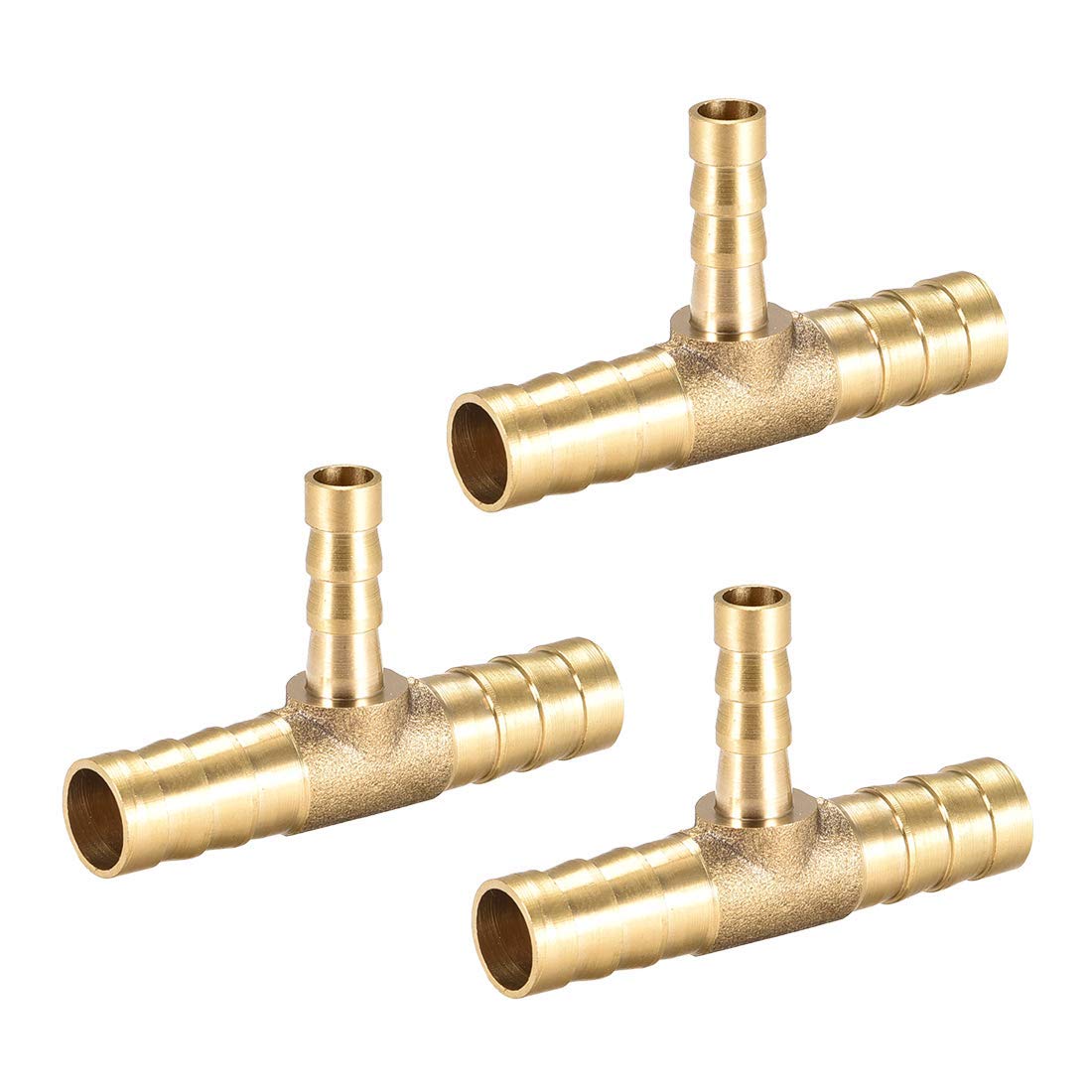 2 Pezzi Riduttore Per Tubo In Ottone Da 10mm A 6mm: Raccordo A Barba Per Aria, Acqua E Olio - 5
