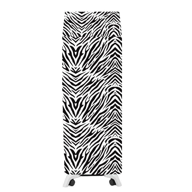 Image of Cooler Cover Compatible for Symphony Diet 3D 55i+ 55-Litres Air Cooler Waterproof, Dustproof, Size (HxWxD) 134.62X41.91X48.26 Cm, Zebra Black.