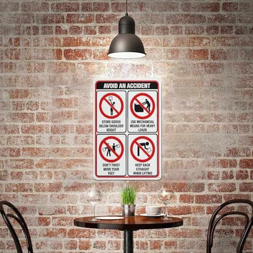 Panneau Avoid An Accident pour sécuriser votre propriété contre les risques