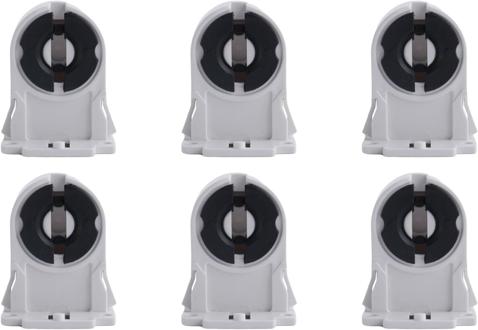6X T8 Fluorescent Lighting Socket Lamp Holder