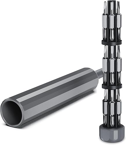 Miniatura 9 de Juego de destornilladores de precisión 27 en 1, mini juego de destornilladores con 26 puntas de acero de aleación S2 resistentes, destornillador