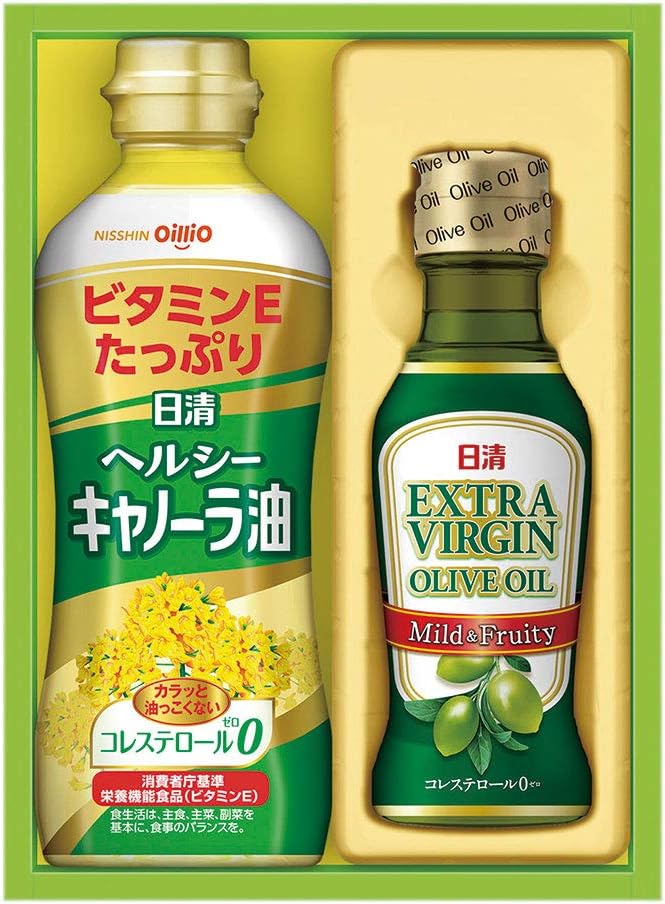 Amazon オリーブオイル ヘルシーキャノーラ油ギフト 287 3751 016 日清オイリオ オリーブオイル 通販