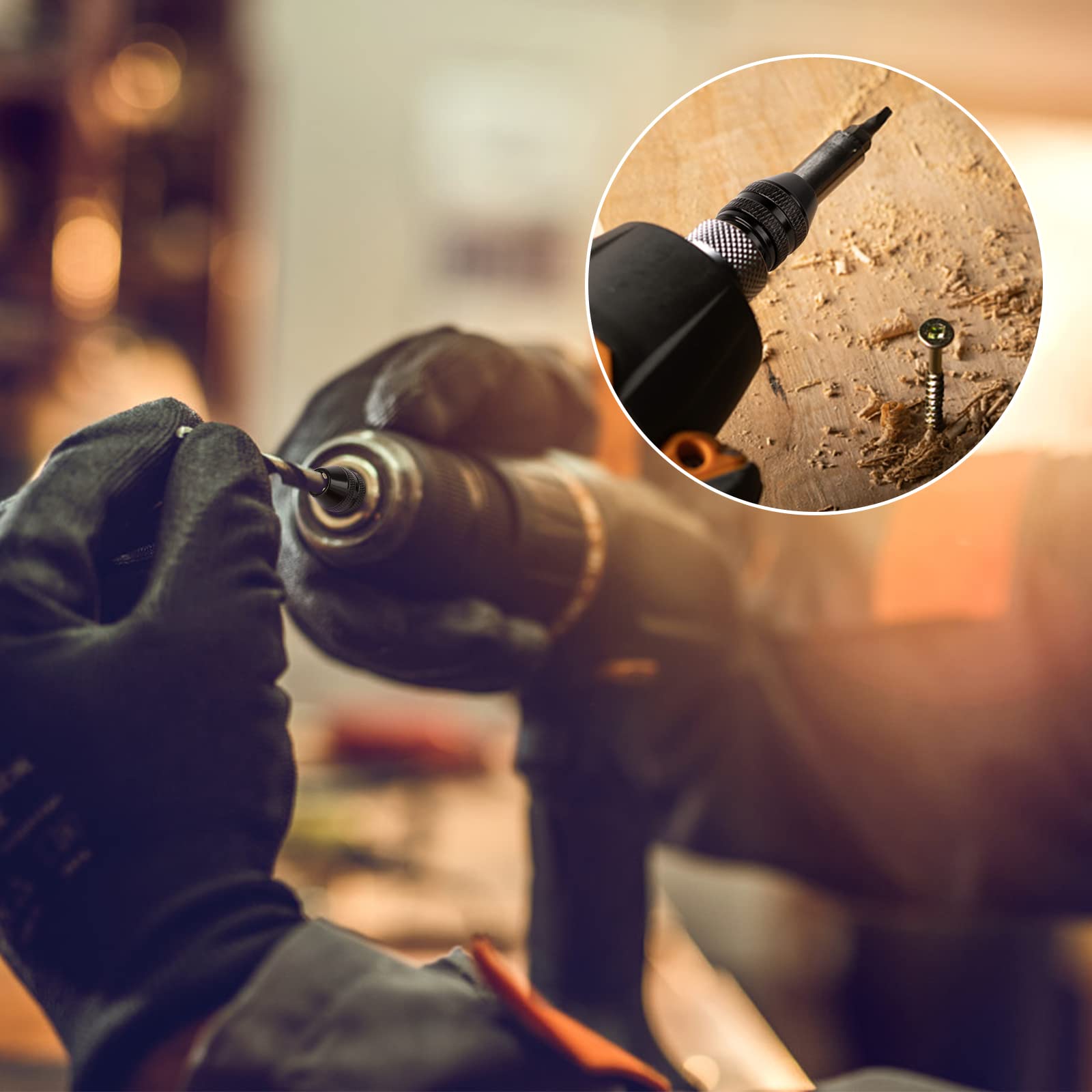 Tinyriz 2 adet 4486 çok Chuck Dremel için 0.4-3.2mm çok hızlı değişim anahtarsız Chuck yedek aksesuarları Dremel 4486 döner araçları 4000 3000 395 8200 7700