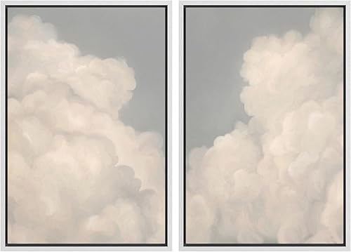 Miniatura 94 de IDEA4WALL Lienzo enmarcado para pared, juego de arte Bauhaus dorado de mediados de siglo, patrón de cuadrícula moderna, ilustraciones con formas