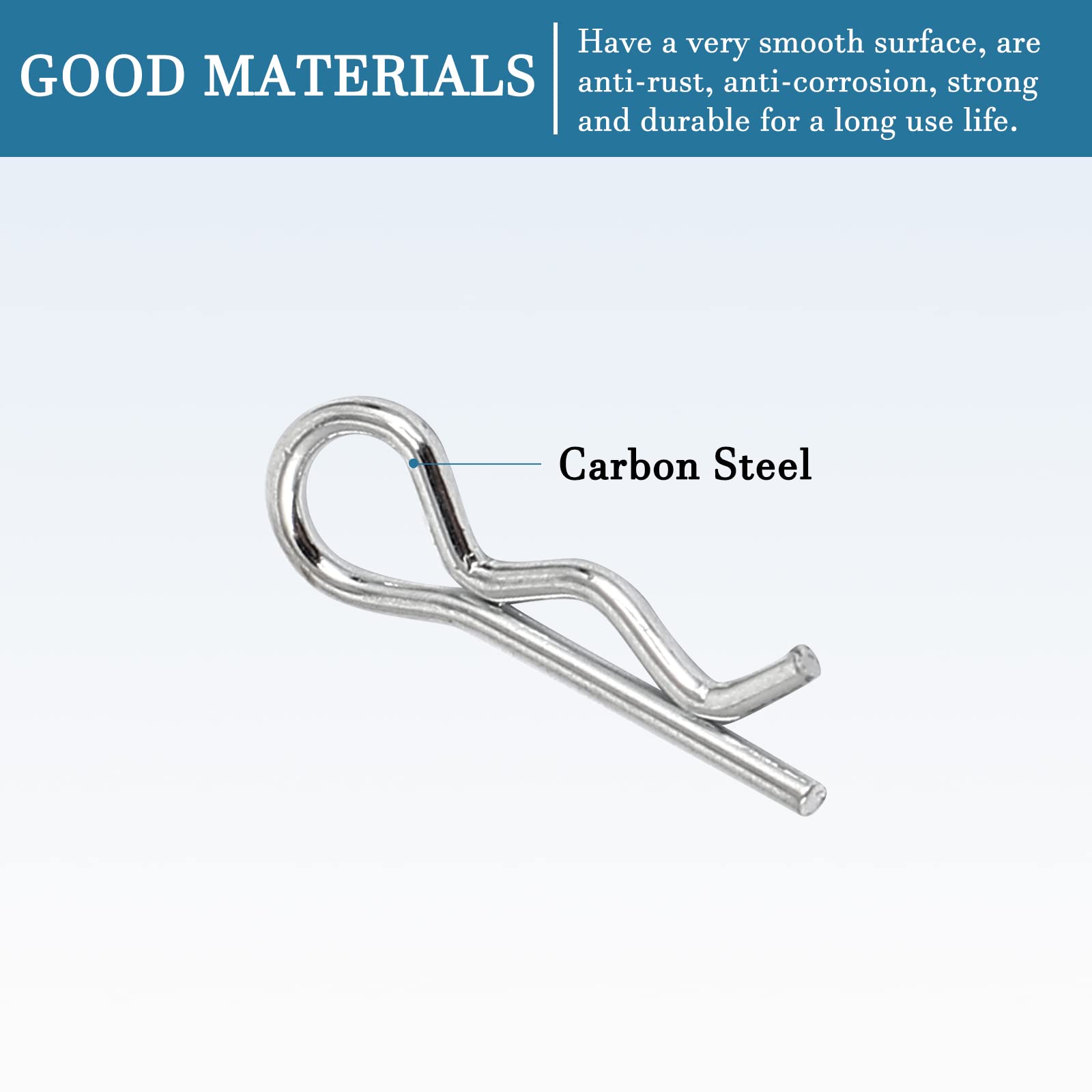 50 Perni A R Di Sicurezza In Acciaio - 1.2x21mm Per Attrezzi Agricoli, Sistemi Di Aggancio - Foto 11