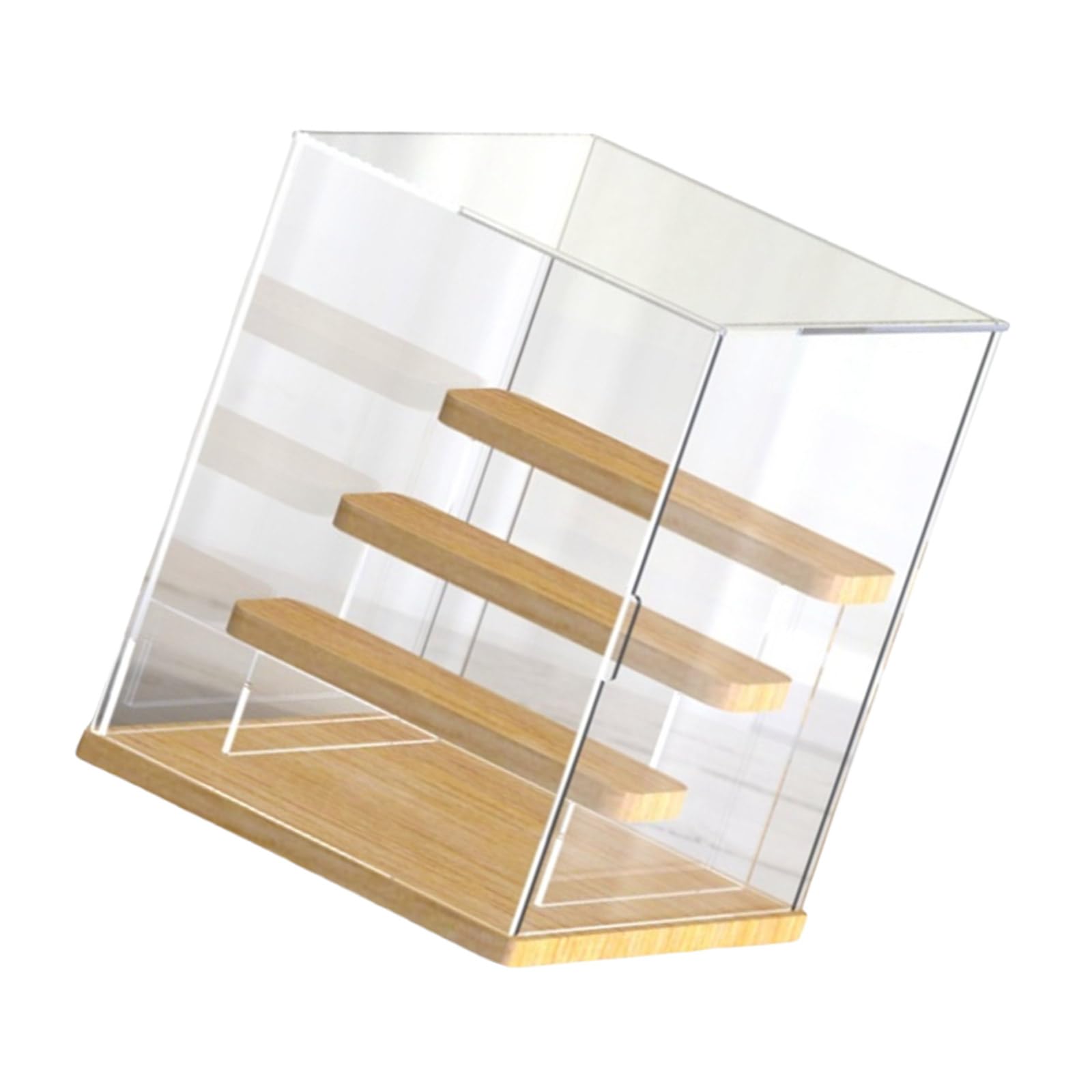 Scatola in acrilico per gli amanti dei personaggi in miniatura, vetrina facilmente accessibile, scaffali rimovibili per oggetti da collezione, soluzione di presentazione versatile, Taglia