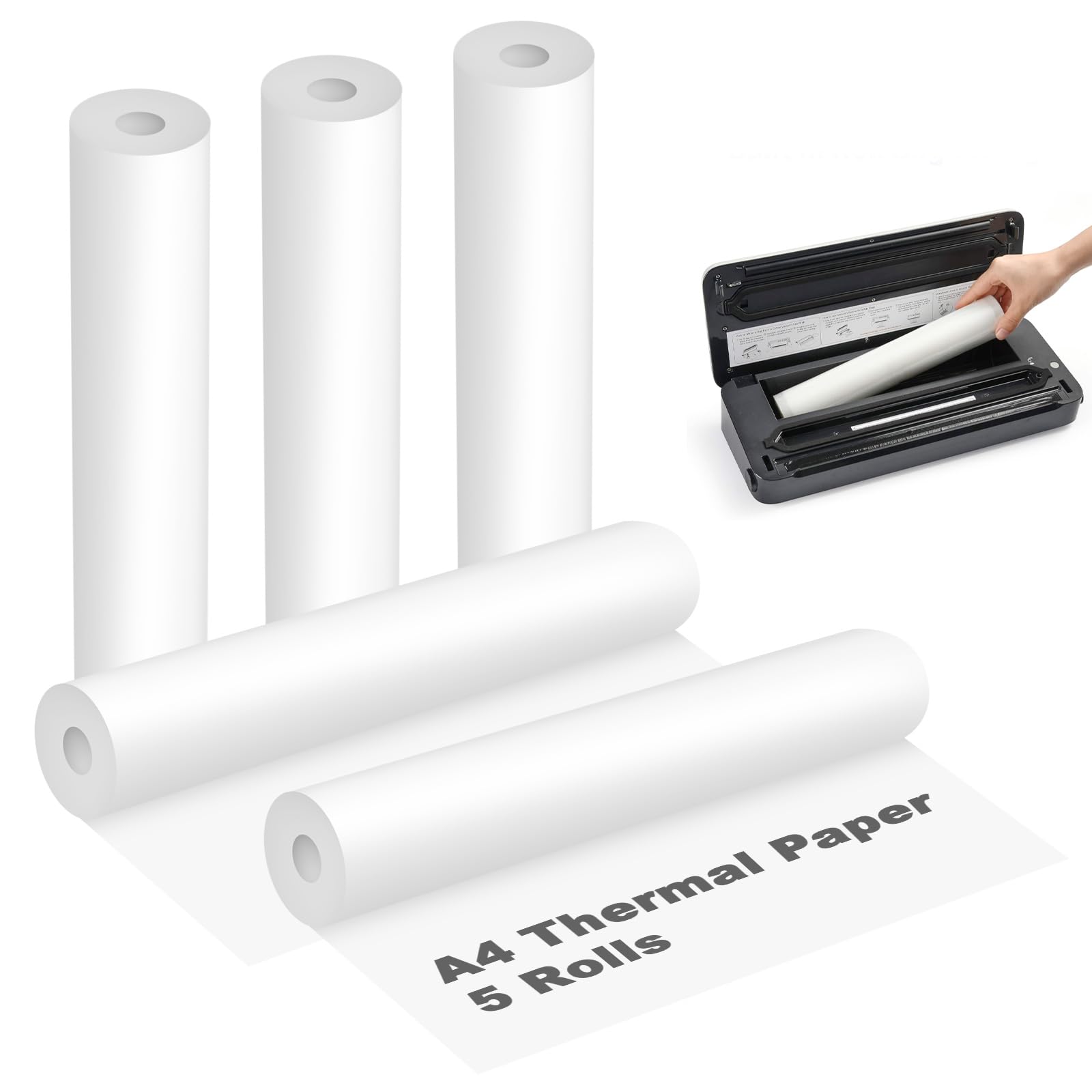 Rouleau de papier thermique pour imprimante chinois, 50 rouleaux de papier à rou Rouleau de papier thermique pour imprimante chinois, 50 rouleaux de papier à rou