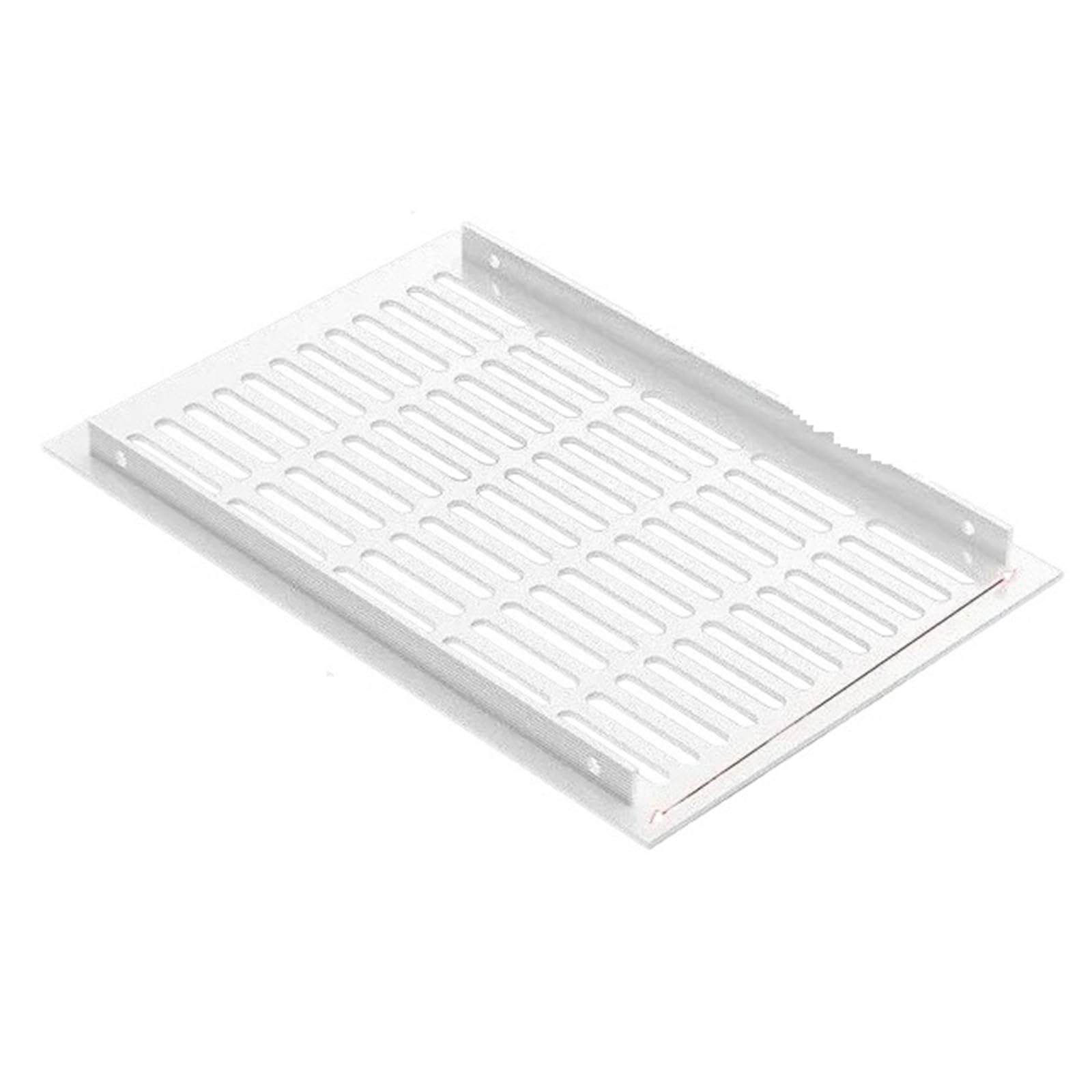 Ventilator Grille Ventilation Grills Aluminum Alloy Breathable Mesh Cabinet Air Vent Cover Hardware for air Vent(300X300mm White)