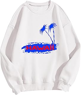 KBOPLEMQ Oversize Pullover Women's Oversized Sweatshirts Long Sleeve Pullover Casual T-Shirt Print Autumn Winter Long Sweatshirt Sexy Pattern Pullover Elegant Pullover Sweatshirt Casual Tops Long