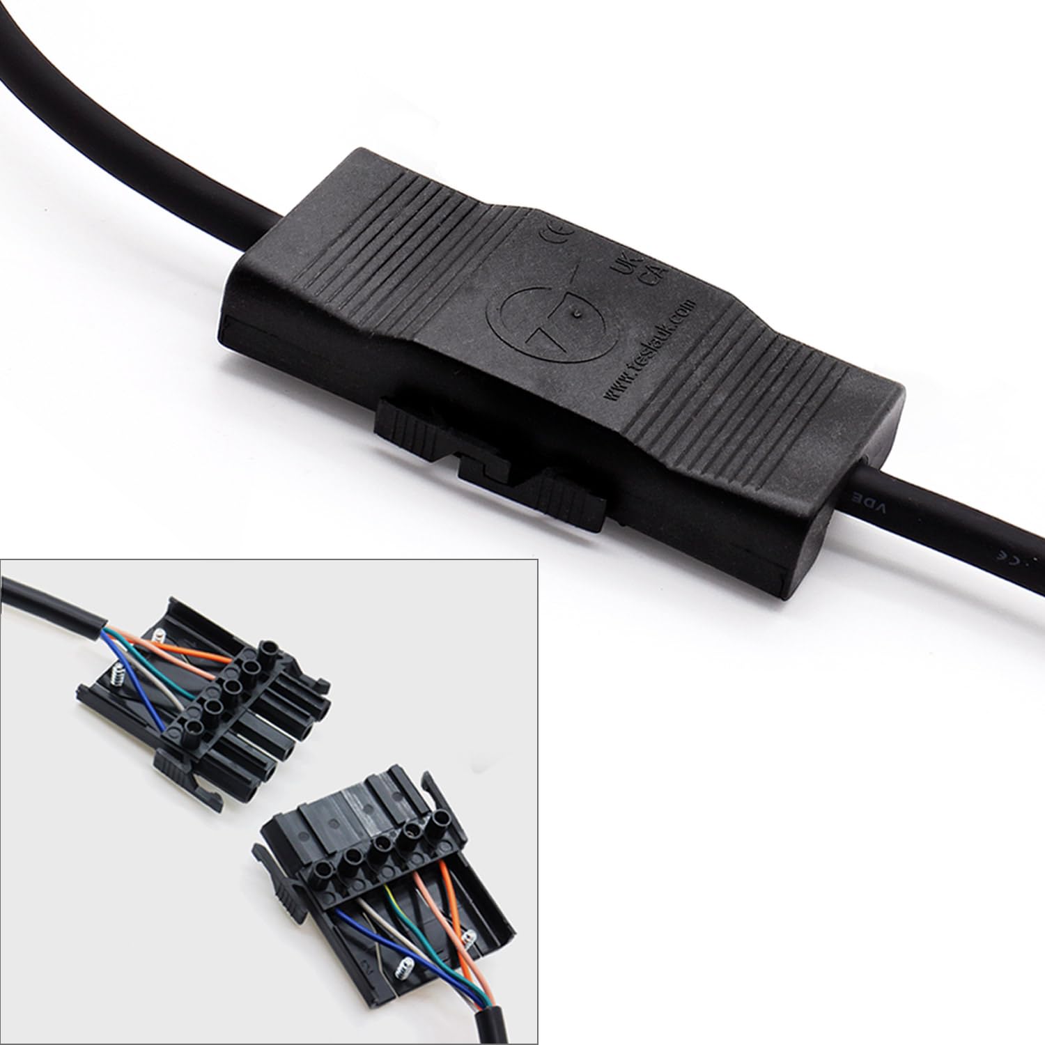 Honeywell 22mm Motorised Zone Valve, Tesla 5-Way Wiring Connector Bundle (Wiring Connector Only (No Zone Valve))