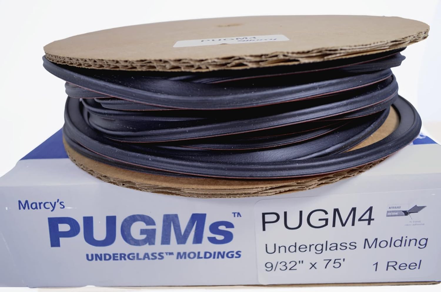 PUGM Pro-Grade Underglass Moldings Auto Glass Underlip Windshield/Back Glass Reveal Molding (PUGM4-75')