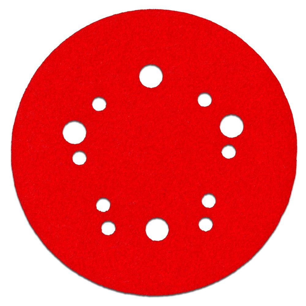 Diablo Hook and Lock ROS Sanding Discs for Wood, Metal and Plastics - 5", 80 Grit, Coarse, Ceramic Blend, 15-Pack - DCD050080H15G