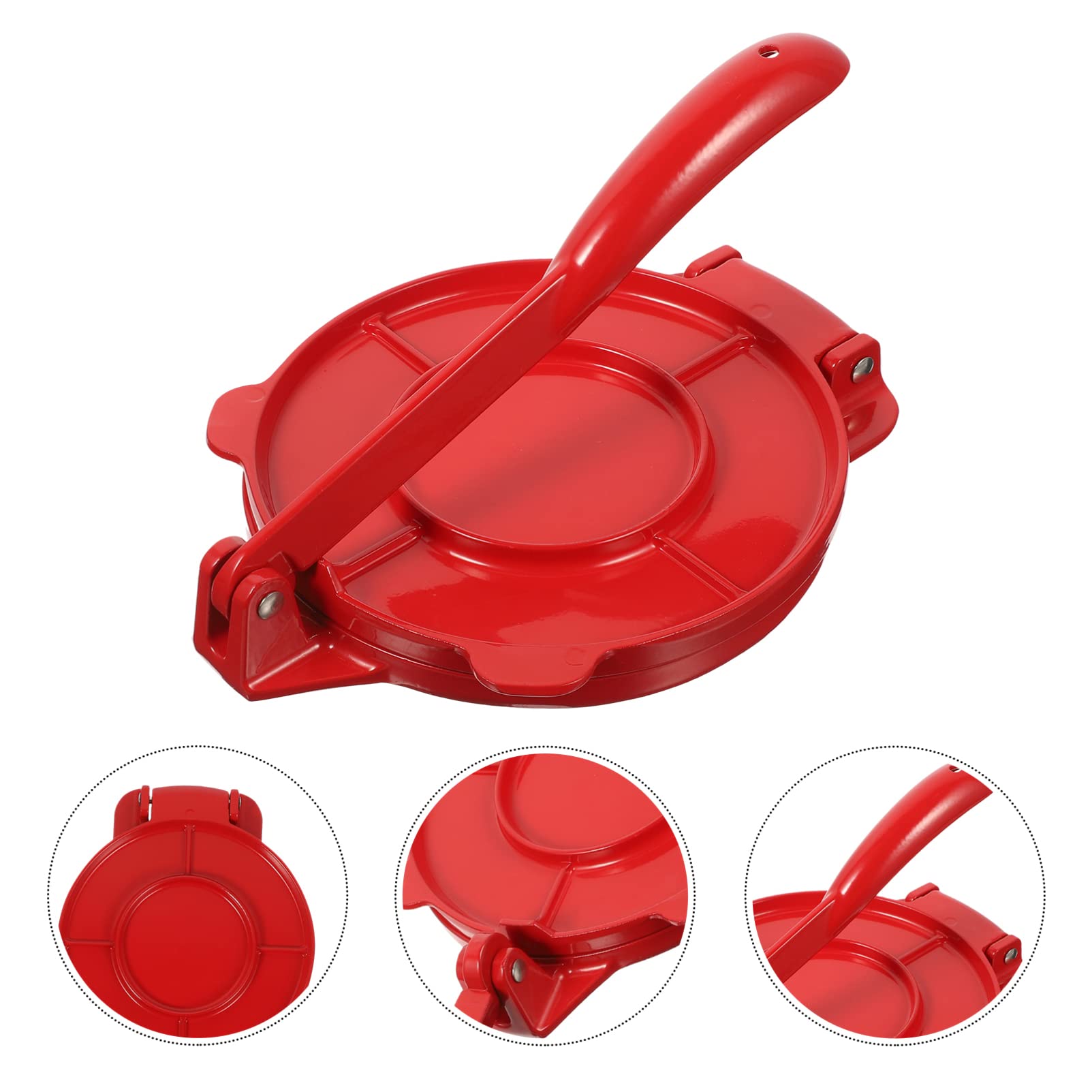 Tortilla-Presse, Teigpresse, 12 Zoll, Quesadilla-Maker, Tortilla-Maker-Presse, Empanada-Maker-Presse, Pizzapresse, Onigiri-Form, Tortilla-Presse, Chapati for Drehen, Aluminium-Maiswerkzeuge/20/157