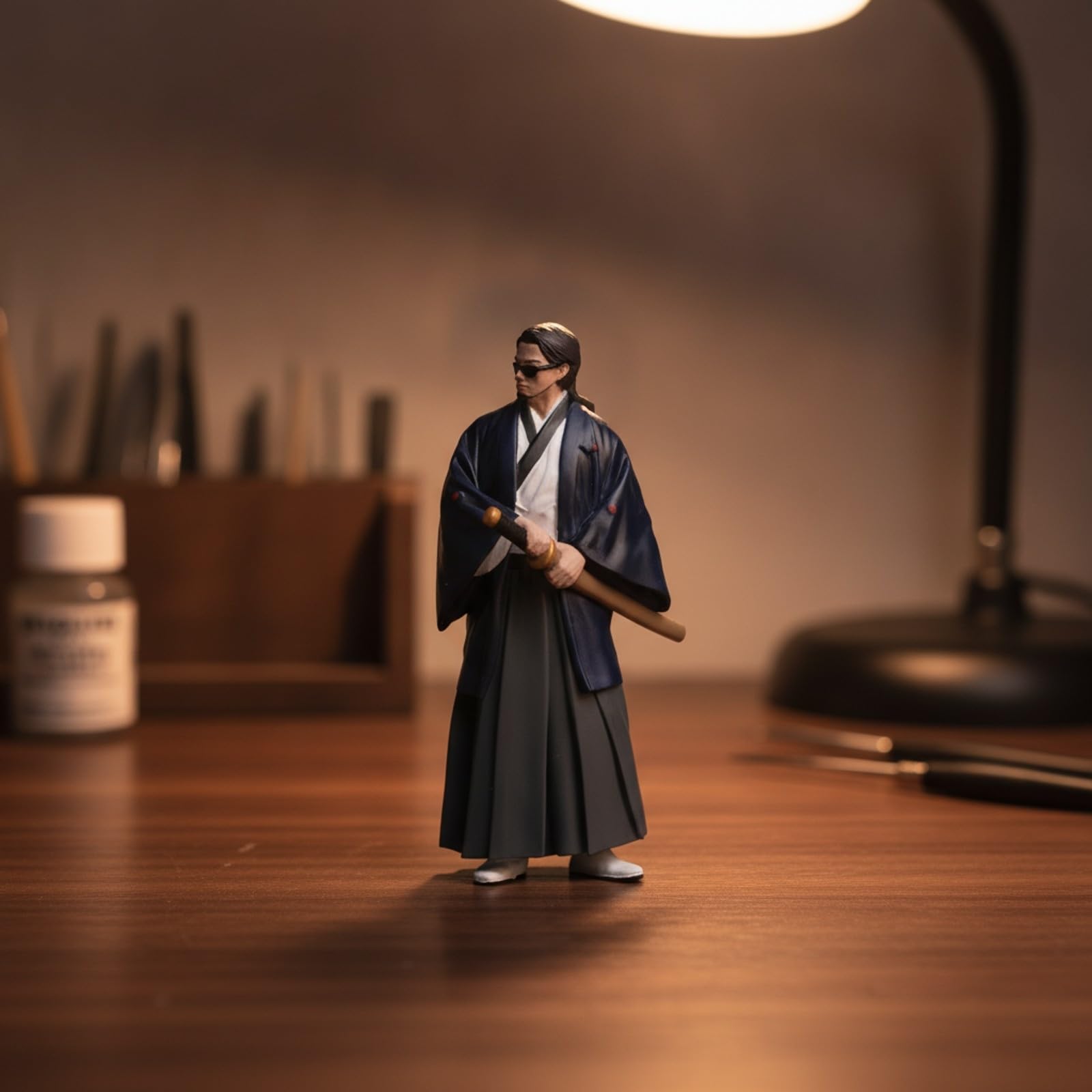 Figura Resina Estático Muñeco