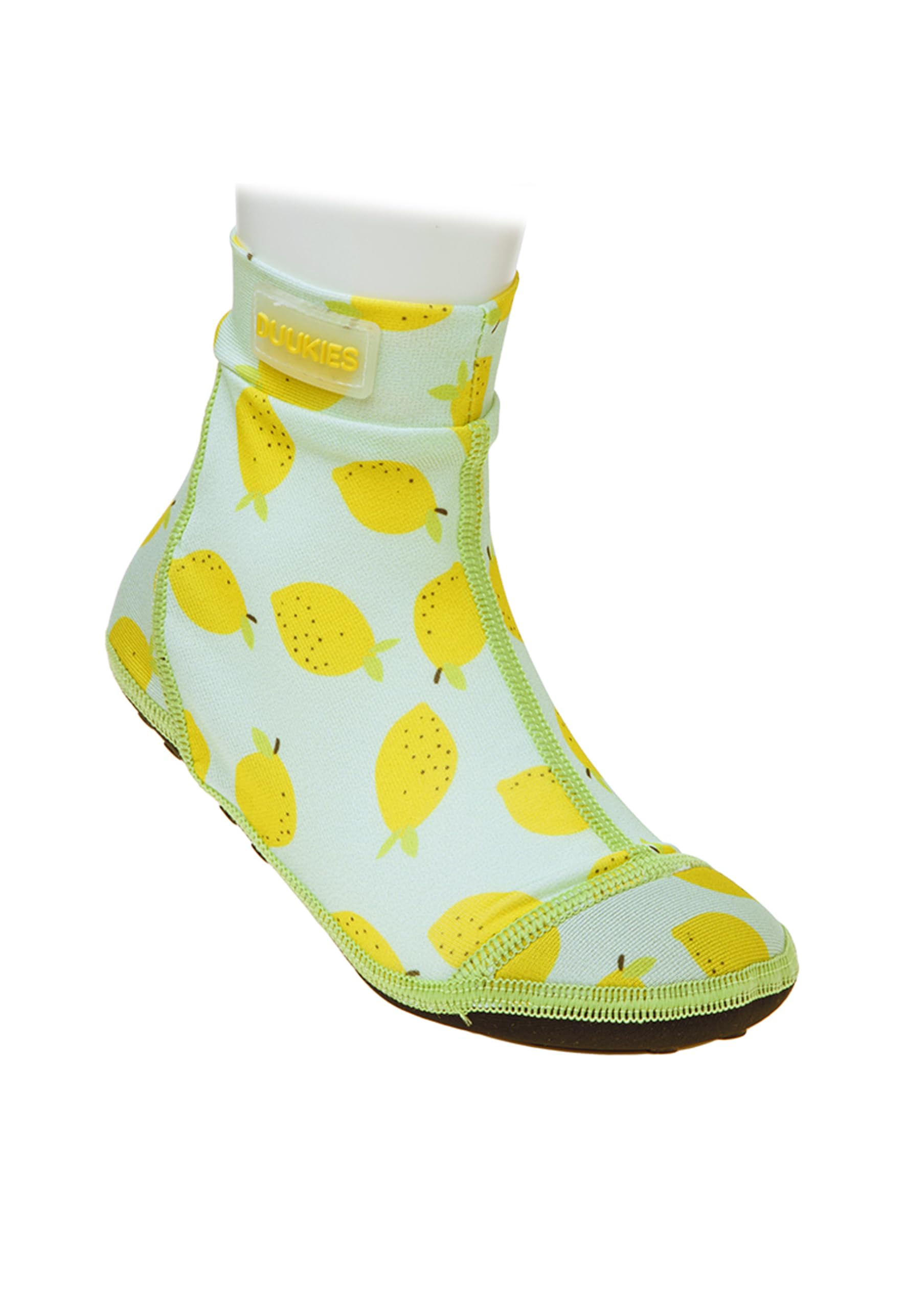 Duukies Chaussettes de plage antidérapantes enfant Motif citron menthe
