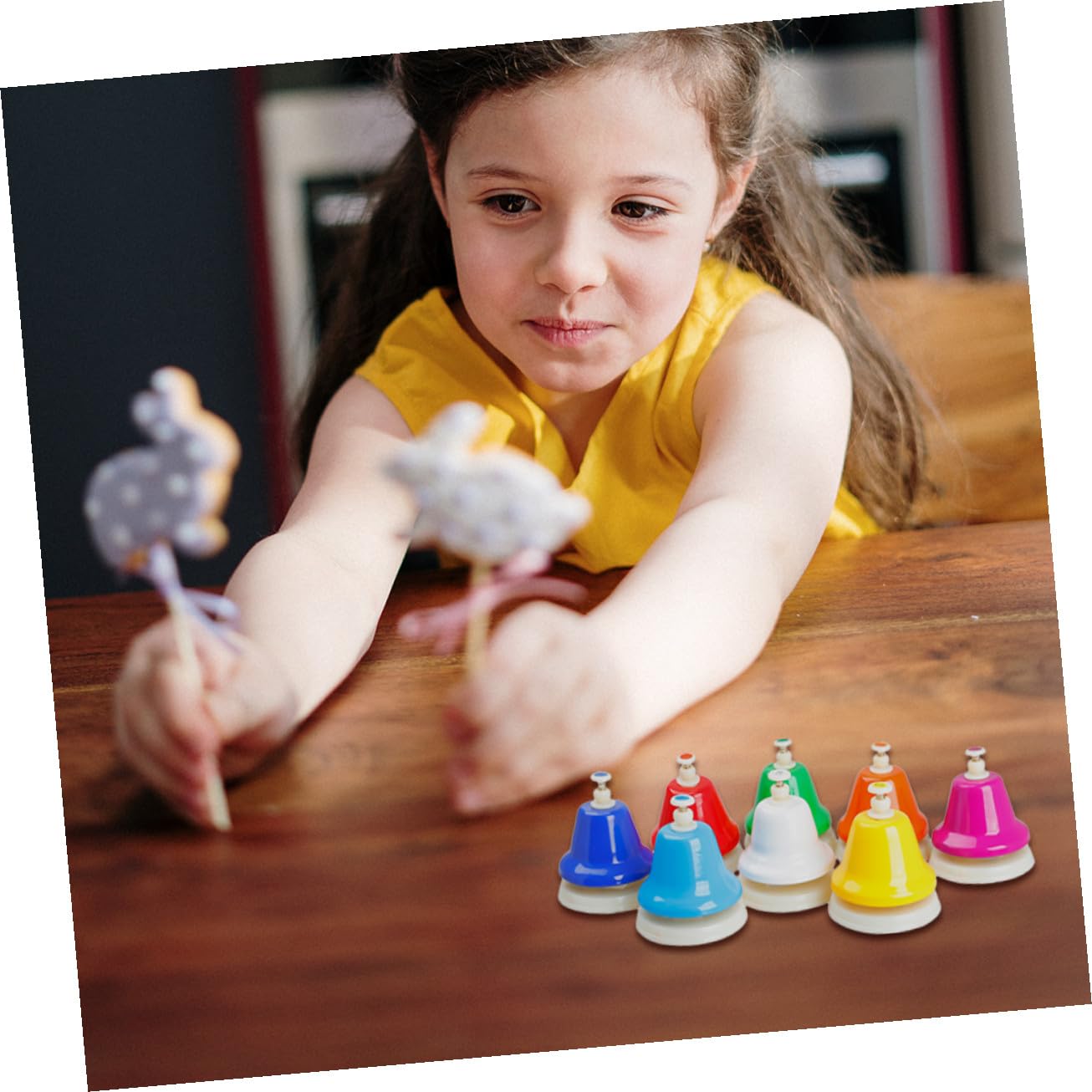 Campana de Ocho Tonos para Niños, Instrumento Musical de Acero Inoxidable