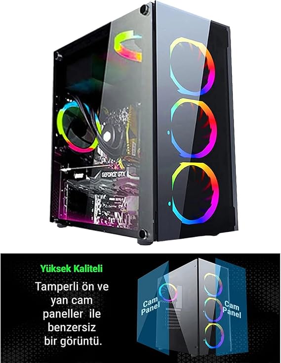 Zeiron Sx75 Plus I7-860 16gb 240gb Gt730 24 Dual Curved Player Desktop Computer