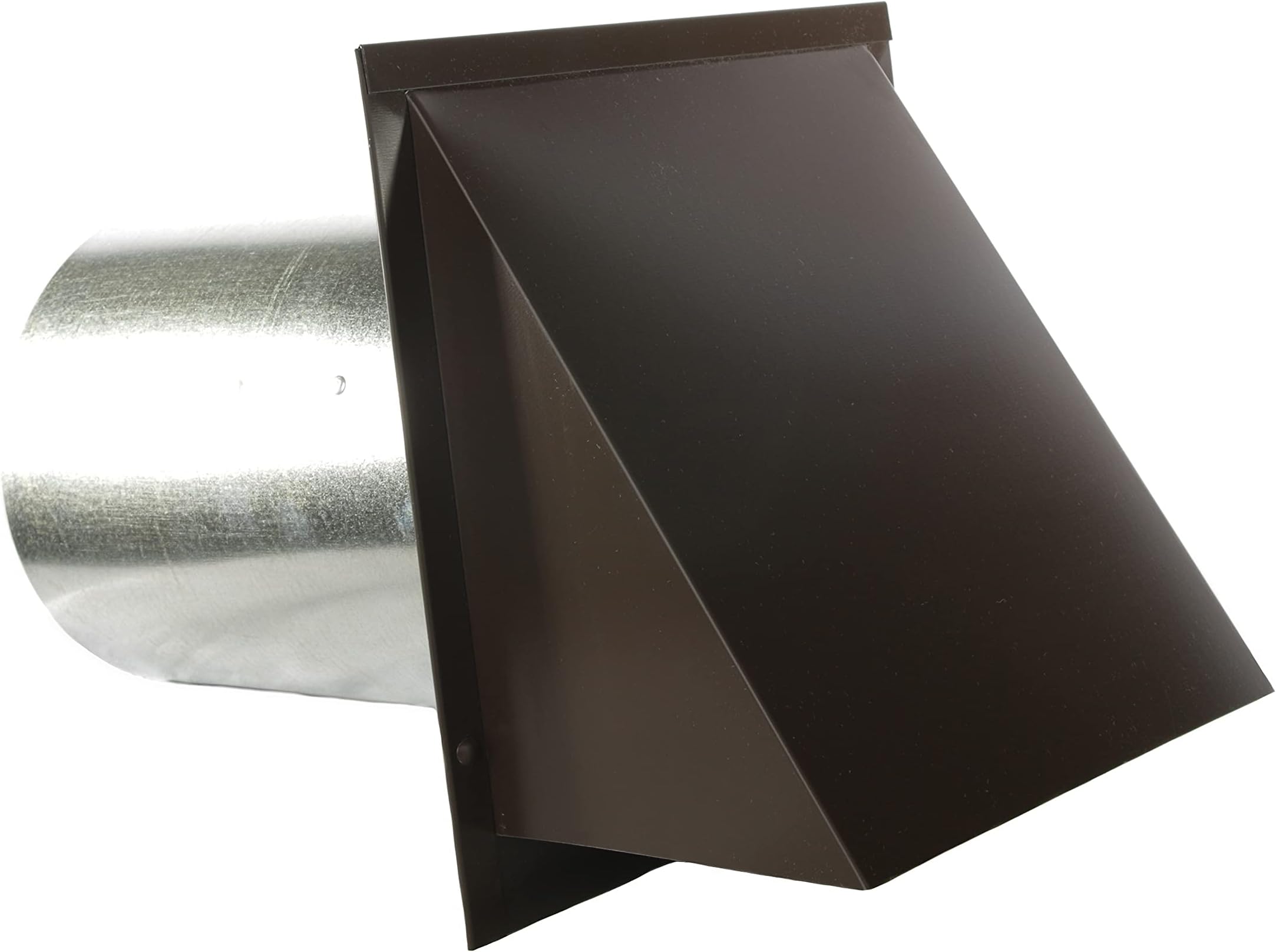 FAMCO Galvanized Steel Hooded Wall Vent with Screen and Damper, Used