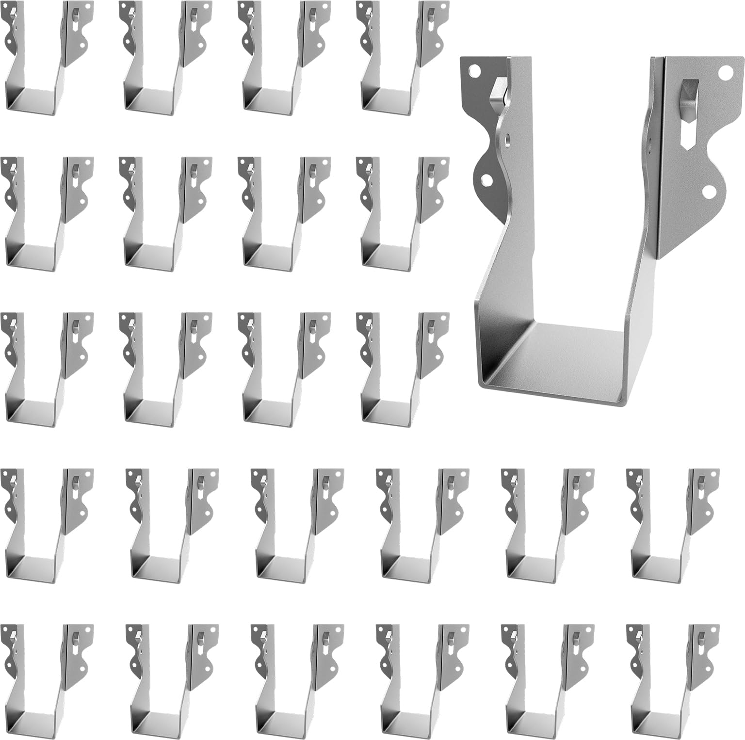 Gradleen 2x4 Joist Hangers 25PCS 18Gauge Rafter Bracket Double Shear Hanger