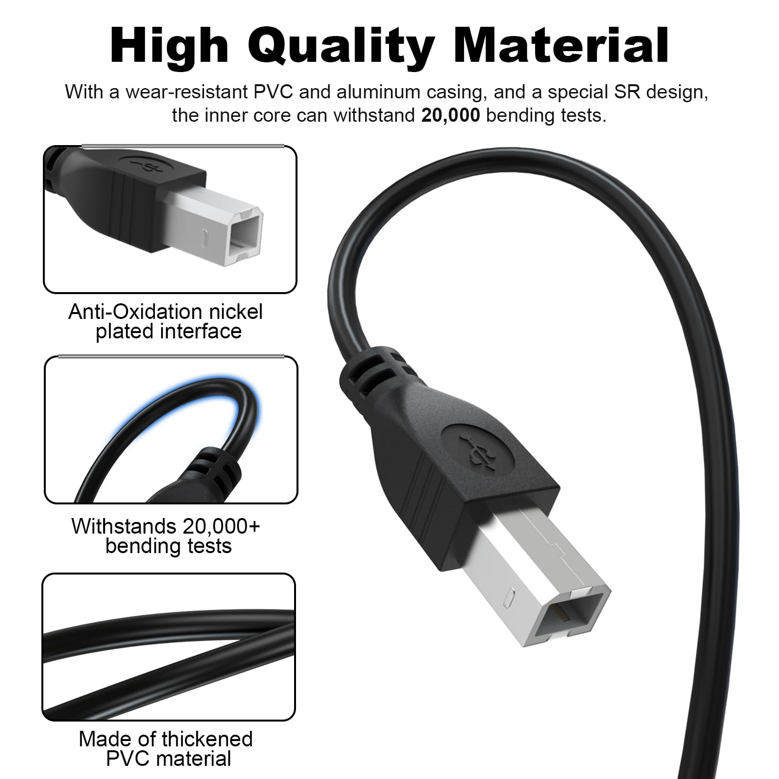 Amazon.co.jp: USB Type B - USB Type Cケーブル、USB to HOSTコード