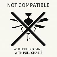 Vista 8 de LIGHTACCENTS Reemplazo de pantalla de vidrio para lámpara de techo, luz de techo empotrada y cubierta de lámpara de hongo, 11.69 pulgadas