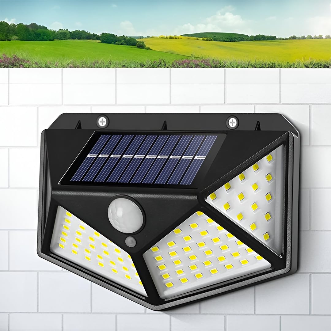 Lampa solarna ścienna LED BK-100