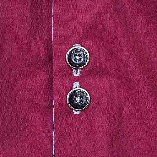 Maroon with Black Accent Dress Shirts | Maroon Mens Shirts | Black Paisley Dress Shirts4