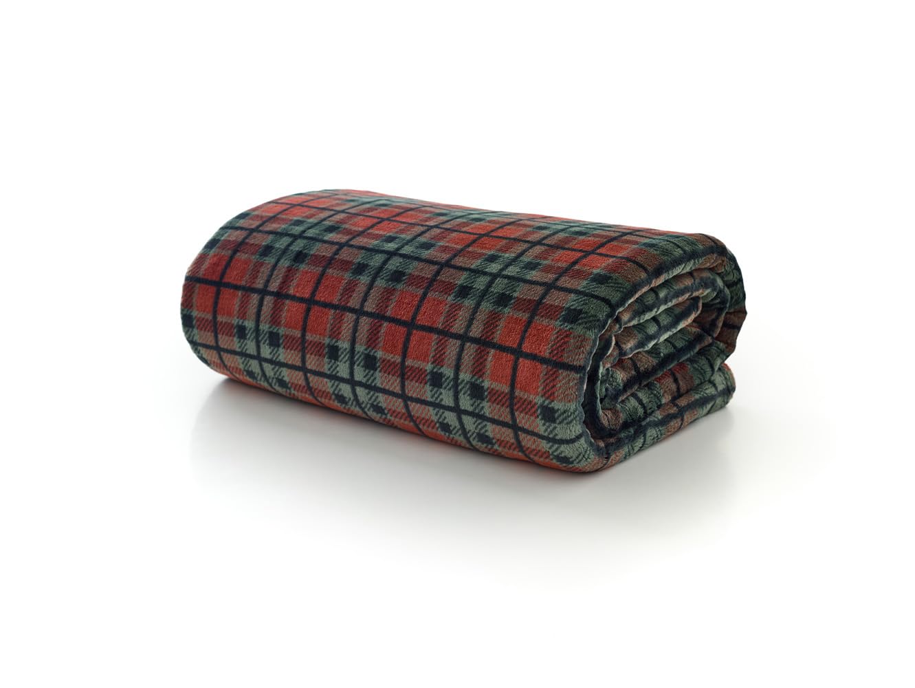 The Lyndon Company Grey Hattie Check Throw Red - 140 X 180Cm Soft Blanket | Deyongs 1846 In | Size: 140Cm X 180Cm