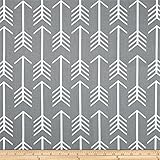Premier Prints Arrow Cool Grey, Fabric by the Yard