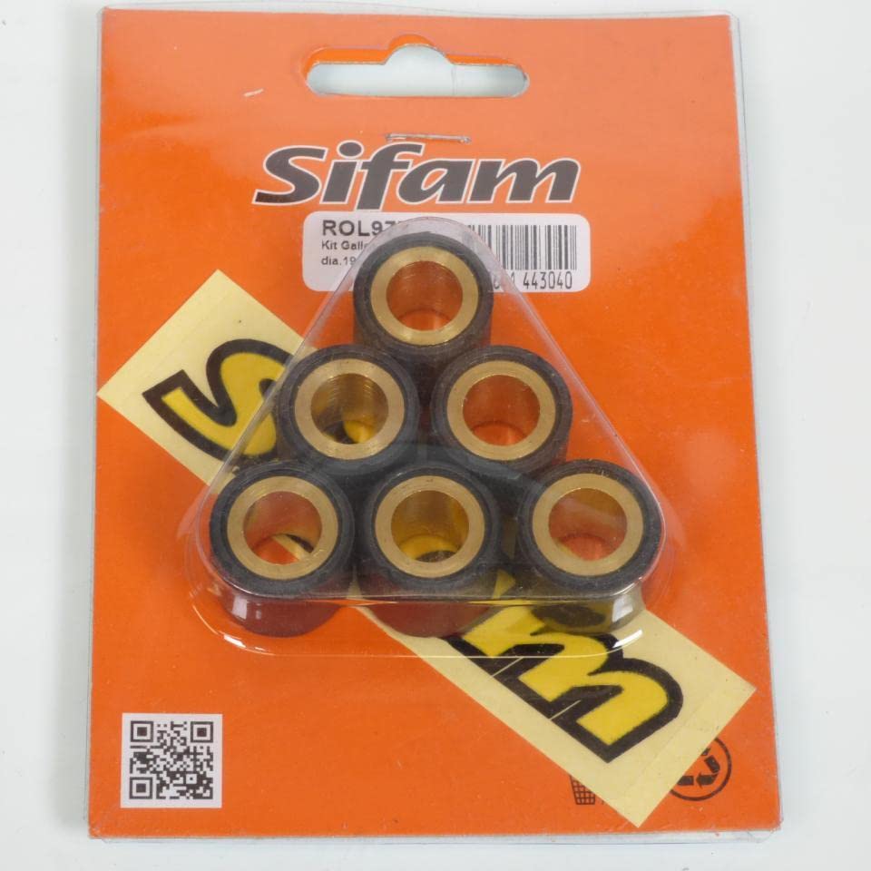 Galet rouleau de variateur Sifam 19x17 14.5g pour Scooter Gilera Runner 125 2T