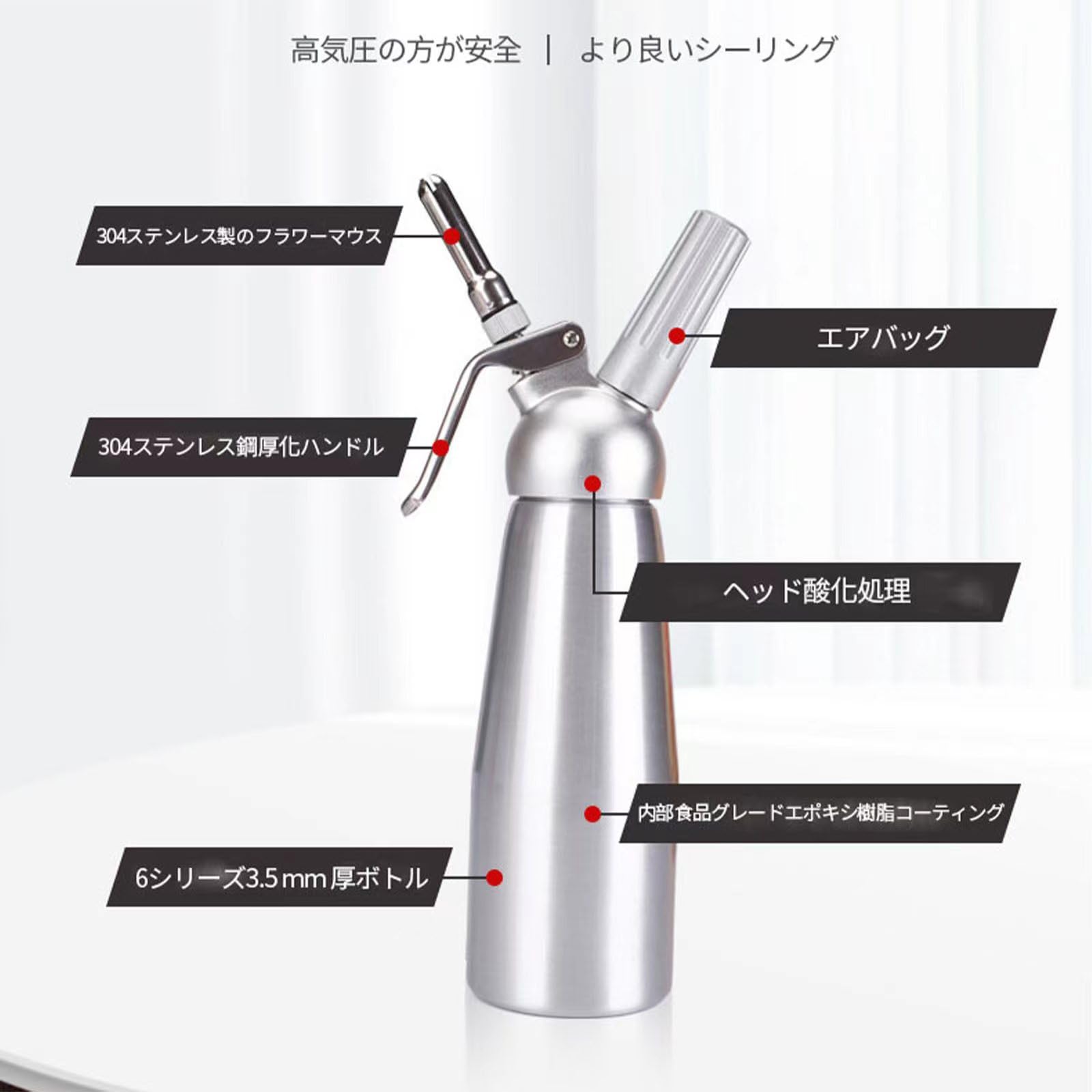 Amazon | エスプーマ スパークリング デザートツール | BAIRNOX