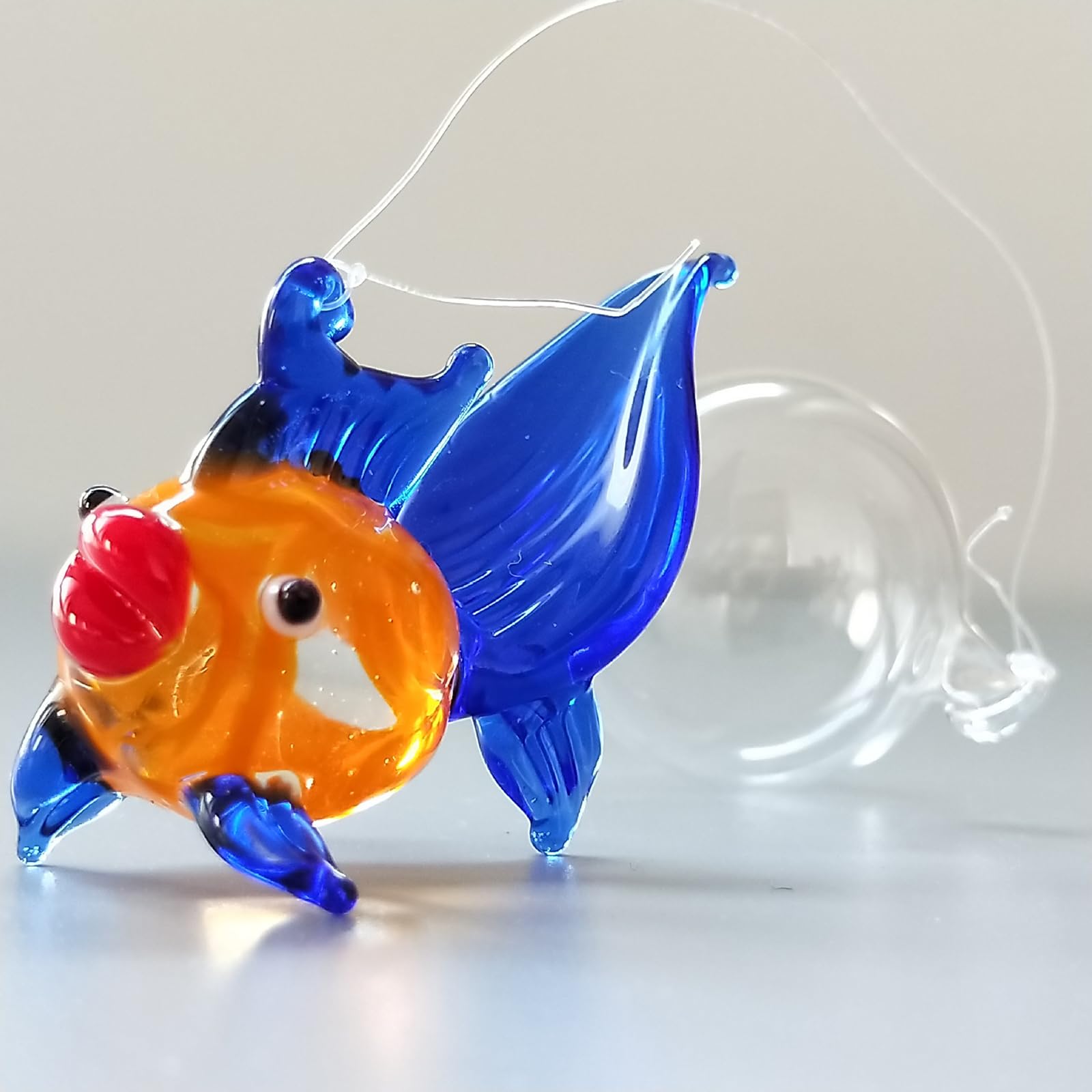 Lot de 6 boules flottantes en verre coloré pour aquarium