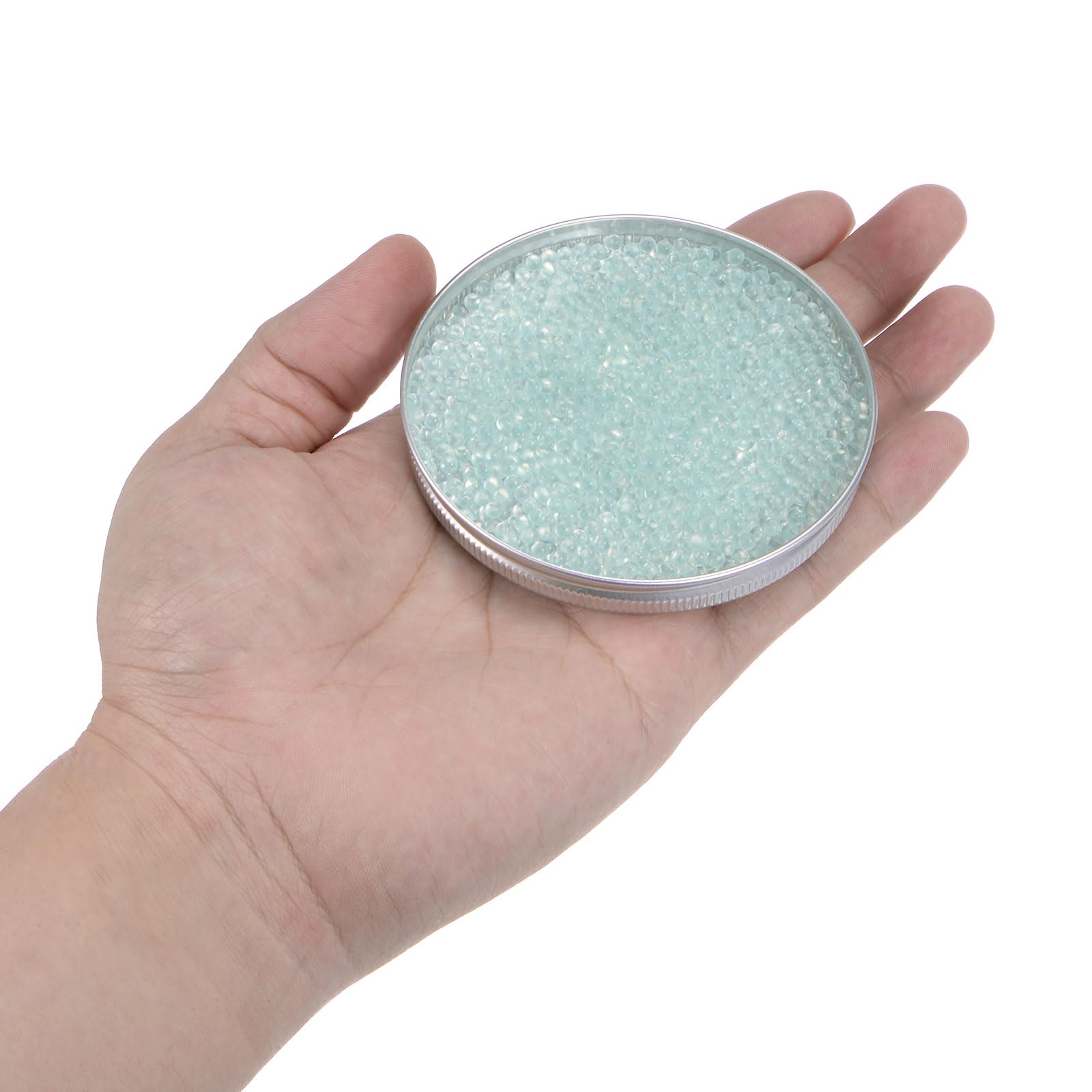 QUARKZMAN 800pz Vetro Sfera Bollente Pietre 3mm Soda Lime Vetro Perle per Bottiglia Scuotere Mischiare, Trasparente