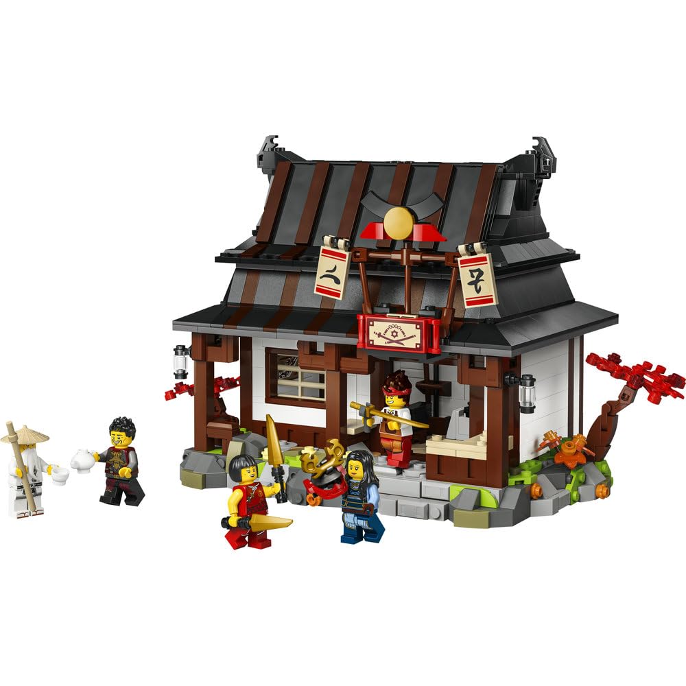 LEGO NINJAGO Kuźnia Cztery Bronie — 15-lecie 71858 | kuźnia ninja, model dla fana, prezent dla fana ninja 14+, edycja 15-lecia, 1259 elementów